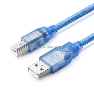 China COMPUTER USB Type A Male To Type B Male USB2.0 Magnetic Ring Data Cable High Speed ​​For PC Printer Barcode Scanner for sale