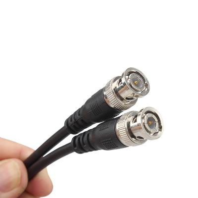 China Car 75-3 Coaxial Cable BNC Plug Line Attach BNC Connector Cable Male To Male 0.5M for sale