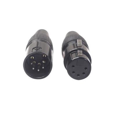 China audio & Factory Wholsale XLR Connector Female 5 PIN Plug High Quality XLR Video Male 3PIN /4PIN/5PIN/6PIN/7PIN for sale