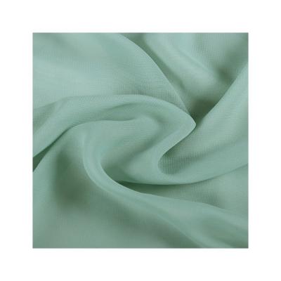 China Viable Classic Royal Blue Color 100% Pure Silk Chiffon Fabric For Evening Dress for sale