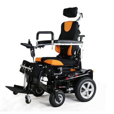 China Comfortable Medical Handcycle Tilting Standing Electric Transport Wheelchair for sale