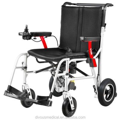 China 2019 new model light weight lican lightweight electric wheelchair foldable be put in the truck for sale