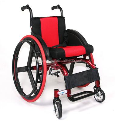 China Colors Comfortable Aluminum Lightweight Manual Wheelchair Sports Online Sale for sale