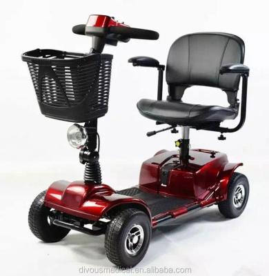 China Aluminum Alloy Scooter Controller Electric Easy Folding Power Mobility Wheelchair for sale