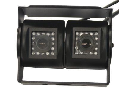 China Car IR Night Vision Bus Backup Camera with Dual Lens,Reversing Cameras For Trucks for sale