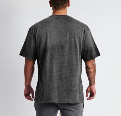 China Wholesale QUICK DRY Mens T-Shirts Black White Eco Friendly Organic Hemp Cotton Tops for sale