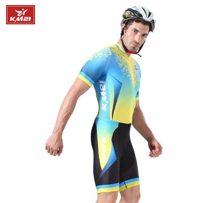 China Breathable Customized Cycling Sleeve Cycling Clothing Roller Skating Short Tank Top Top + Short Pants Set Sportswear For Men for sale