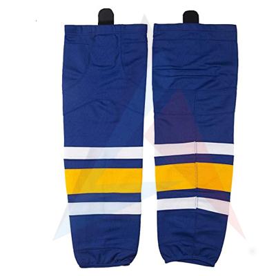 China Breathable Polyester Sublimated Sports Socks Wholesale Ice Hockey Hockey Socks for sale