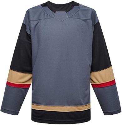 China Shirts & Tops New 100% Polyester Sublimated Ice Hockey Jersey Team Sport Wear Cheap Custom Ice Hockey Jersey for sale