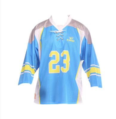 China Wholesale Custom Quick Dry Sublimated Mesh Sportswear Shirts Ice Hockey Uniforms For Unisex for sale