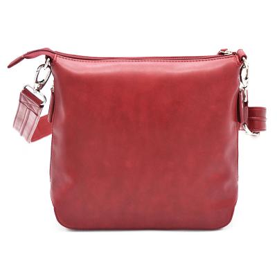 China Vintage Vintage Cross - Body Bag Leather Waterproof Anti-theft Messenger Sling Bags PU Shoulder Bag For Women for sale