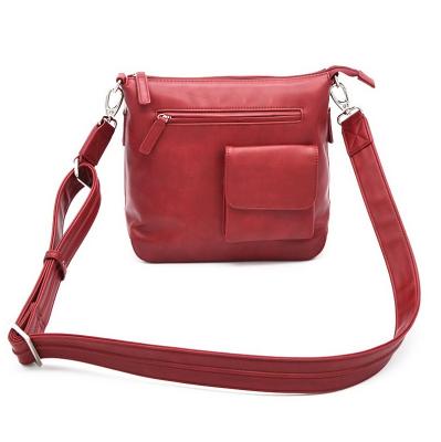 China Daily Used Factory Customized PU Ladies Outdoor Casual Leather Waterproof Shoulder Bag Cross - Body Bag for sale