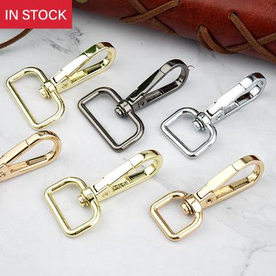 China dongguan nickel free 25mm wholesale zinc alloy metal snap hook 1 inch snap hooks buckle hardware metal snap swivel custom hook for bags for sale