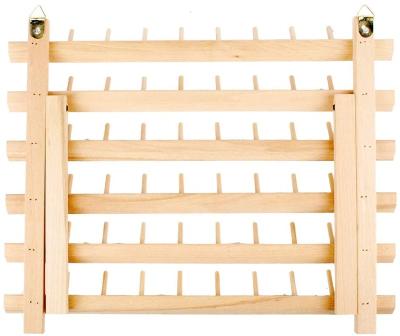 China Environmentally Friendly Sewing Thread Rack and Embroidery Thread Holder and Organizer Thread Rack for Sewing with Hanging Hooks (60-Spool) for sale