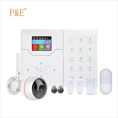 China Andriod /webIE HA-VGT HA-VGW Meian Color LCD Display IOS/IP GSM Remote Control Home Intruder Alarm System for sale