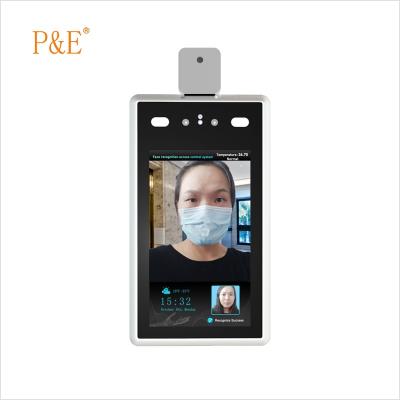 China NIGHT VISION face recognition detection and temperature measurement door access control assistance system for sale