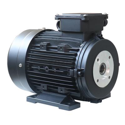 China Monophase 5.5kw 230V 50HZ Totally Enclosed Hollow Shaft Electric Motor 1400rpm 4pole for sale