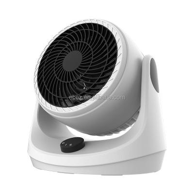 China Wire Heater 1000W Winter Bathroom Living Room Household Rotating White Fan Heater Thermostat Electric Space Heater for sale