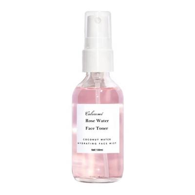 China Wholesale Custom Private Label Beauty Face Skin Care Organic Spray Mist Moisturizing Replenishing Toner Rose Water Toner for sale