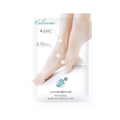 China Korean Wholesale Foot Foot Skin Care Exfoliating Peeling Nourishing Whitening Moisturizing Foot Mask Sheet for sale