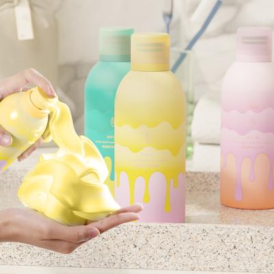 China Whitening OEM Custom Private Label 350ml Amino Acid Bath Foam Foam Cleansing Skin Brightening Whitening Bubble Body Wash Shower Gel for sale