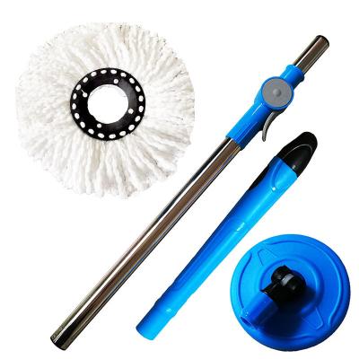 China Sustainable Fully Stocked Stainless Steel Spin 360 Floor Cleaning Mop Rod for sale