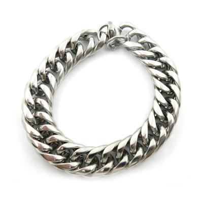 China FASHIONABLE Fashion Heavy Chian Men's Bracelet Stainless Steel Bracelet for sale