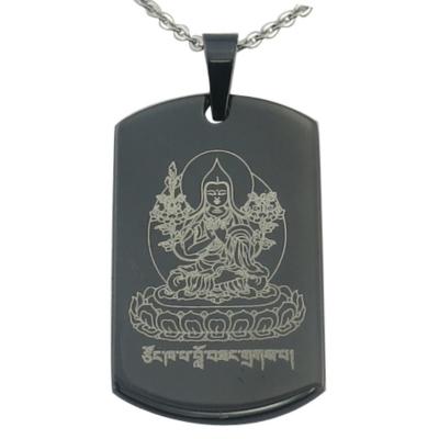 China Customized Religious Black Stainless Steel Religious Jewelry Pendant For Pray for sale