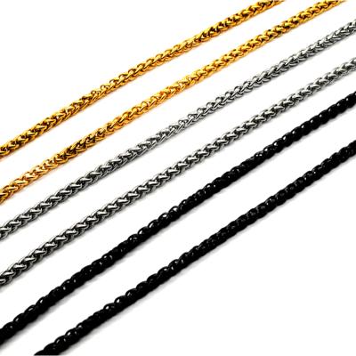 China Fashionable Wholesale Custom Jewelry Necklace 18K Gold Plated Rope Chain Accessory for sale