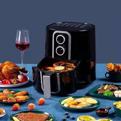 China Hotel Drop Shipping Air Fryer Oven Oil Free 5L 220V Digital Electric Hot Deep Fryer Without Oil Air Fryers for sale