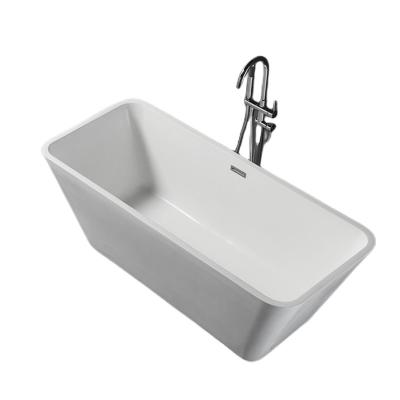 China Soft & smooth Newest  Hotel Acrylic Solid Surface Bathtub Artificial Stone Oval Shaped Freestanding Bathroom Soaking Bathtub for sale