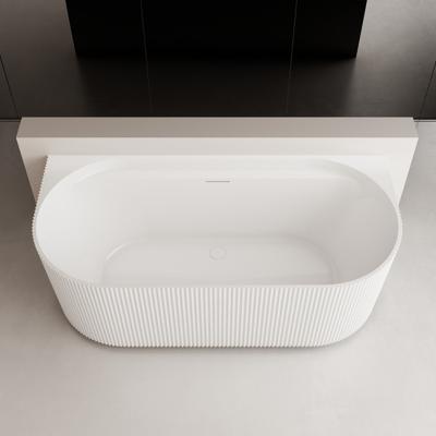 China Soft & smooth Hot Sale  freestanding Acrylic Bathtub  Oval Shaped Freestanding for Hotel bathroom for sale