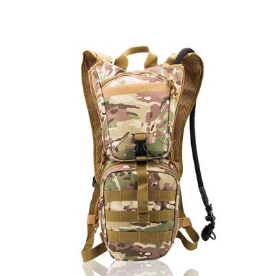 China Tactical Outdoor Camouflage Camel Mountain Hydration Backpack Military Tactical Bags for Increase Mountaining Traveling Recycling for sale