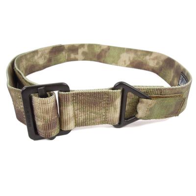 China Durable Hot Selling Outdoor Adjustable Tactical Belt Customized Waterproof Oxford Duty Belt With 5cm Width For Men for sale