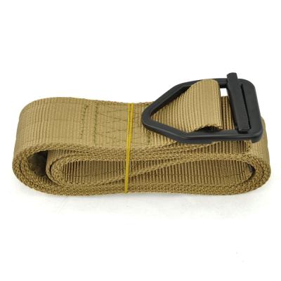 China Durable Heavy Duty Nylon Webbing Waist Belt 3.8cm Waist Belt Military Wide Military Nylon for sale