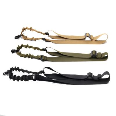 China Military Gun Tactical Lanyard Ar 15 Two Point Heavy American Tactical Lanyard Bungee Rifle Shoulder Strap Length For Airsoft Hunting Wholesale for sale