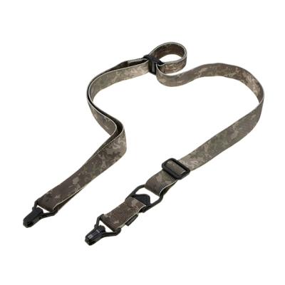 China Tactical Military Adjustable Strap Lanyard Nylon Tactical Camo Camouflage Gun Bungee Lanyard 2 Dots for sale