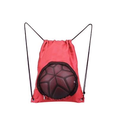 China 2021 Hot Sale Nylon Waterproof Double Shoulder Drawstring Basketball Bag Soccer Backpack For Outdoor Training And Daily Use for sale