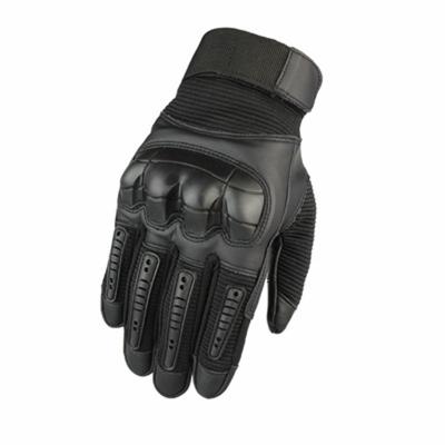 China Outdoor Sports Durable Motorcycle Retraining Airsoft Shooting Full Knuckle Hard Army Military Tactical Gloves / Half Finger for sale