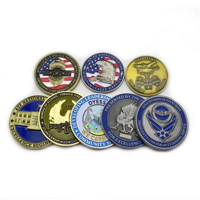 China 2018 Europe Hot Sale Metal Customized Challenge Coins Souvenir Coins Commemorative Coins for sale