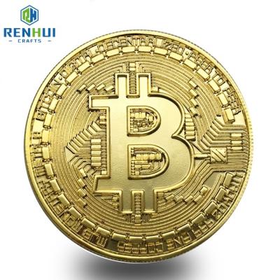 China Custom High Quality Factory Price America Wholesale Hot Selling Bitcoin Souvenir Gold Coin Coins for sale