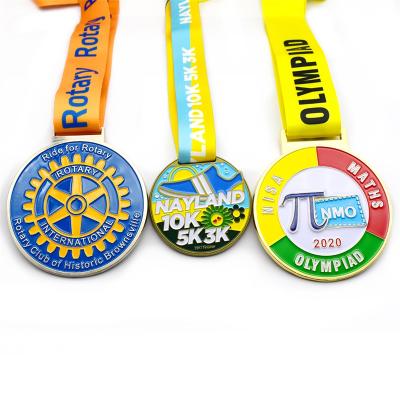 China American wholesale award race medal custom marathon medal with running medal for sale