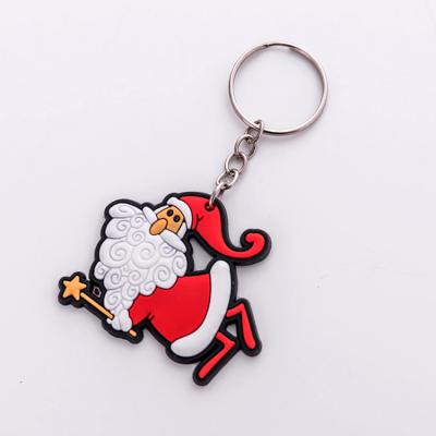 China Custom Design Style Wholesale Custom Personalized Engraving Wholesale Cute Christmas Metal Keychains 25 for sale