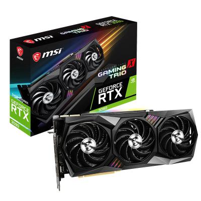 China RTX 3090 GPU MSI GeForce RTX 3090 Non LHR Graphics Card MSI GeForce RTX 3090 TRIO 24G Desktop Graphics Card For Desktop à venda