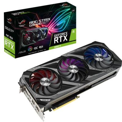 China Cheap Desktop 3060ti GPU LHR Graphics Card For ASUS ROG STRIX GeForce RTX 3060 Ti 8G GAME Graphics Card For Desktop Computer for sale