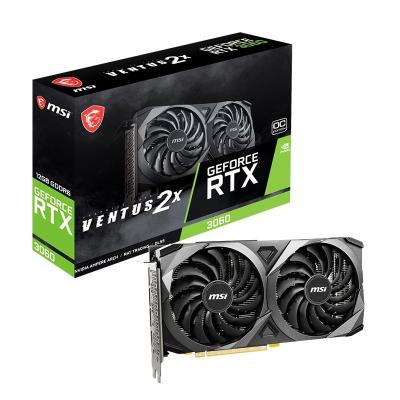 中国 Brand New Workstation Original For MSI GeForce RTX 3060 TSV TUS 2X OC 12G Graphics Cards For Desktop Gaming Wholesale 販売のため