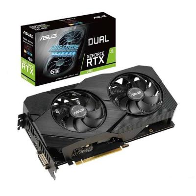 China Desktop RTX2060 Gaming Graphics Card For ASUS DUAL RTX 2060 O6G With 6GB GDDR6 192 Bit Video Card for sale