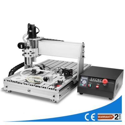 China CNC Router CNC Engraver Engraving Machine Cutting Machine 6040Z 4 Axis Carving Tools Artwork Milling Woodworking With 800w Spind 6040X4 for sale