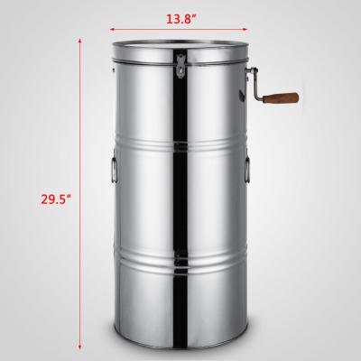 China Made from High Grade Stainless Steel Agriculture Equipment Beehive 2 Frames Honey Extractor Manual Centrifuge for Honey for sale