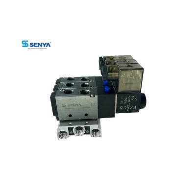 China General Senya Pneumatic Chinese Manufacture Customized Mixed SU Series Manifold With Pilot Oriented D-SUB Pneumatic Directional Valve for sale